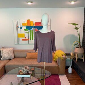 Beyond Yoga Purple Oversized Slouchy Super Soft Short Sleeve T-Shirt Small